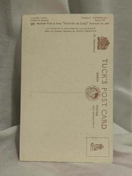 画像2: Postcard　アンティークポストカード　You really musn't ! オウムと女性たち　 ジェニーハーバー　by Jennie Harbour （未使用） (2)