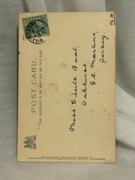 画像2: Postcard   アンティークポストカード 3人の女性 マフ イギリス1903年 (2)