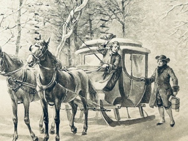 画像3: Postcard　アンティークポストカード　馬車　ウィーン趣味　M.M.VIENNE　 (3)