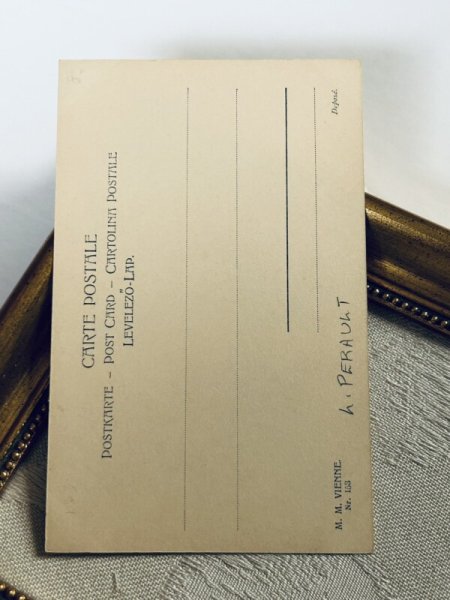 裏面に鉛筆書きの書き込みあり。