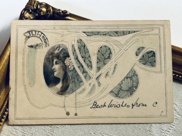 画像3: ▼SALE 500▼ Postcard アンティークポストカード ウィーン趣味 M.M.VIENNE (3)