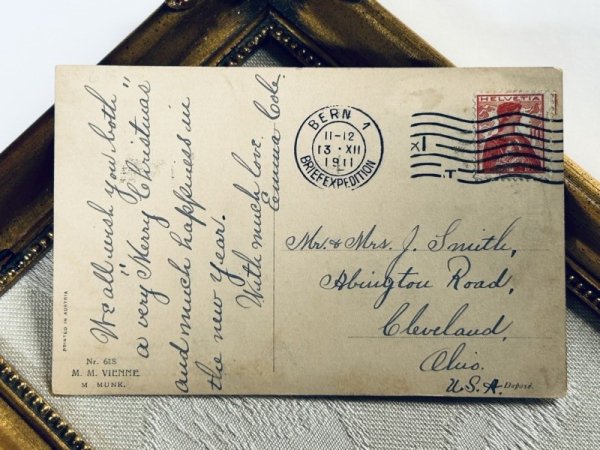 画像4: Postcard　アンティークポストカード　馬車　ウィーン趣味　M.M.VIENNE　 (4)