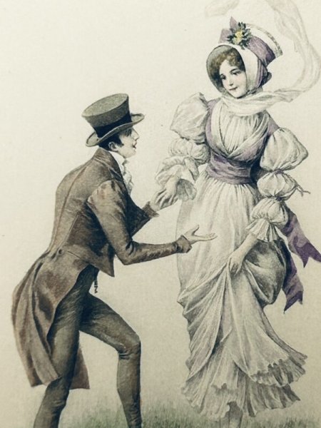 画像3: ▼SALE 500▼　Postcard　アンティークポストカード　ウィーン趣味　M.M.VIENNE (3)