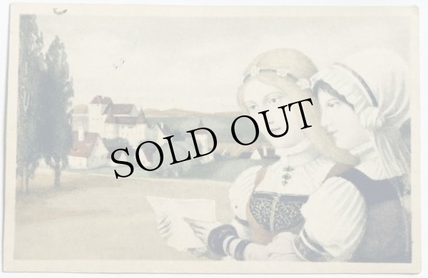 画像1: ▼SALE 500▼　Postcard　アンティークポストカード　ウィーン趣味　M.M.VIENNE (1)