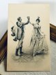 画像2: Postcard　アンティークポストカード　ダンスをする2人　軍服　M.M.VIENNE　（未使用） (2)