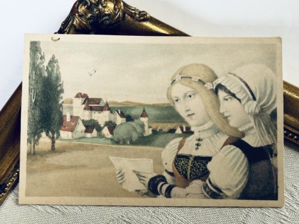 画像2: ▼SALE 500▼ Postcard アンティークポストカード ウィーン趣味 M.M.VIENNE (2)