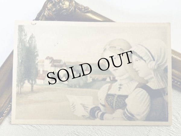 画像2: ▼SALE 500▼　Postcard　アンティークポストカード　ウィーン趣味　M.M.VIENNE (2)