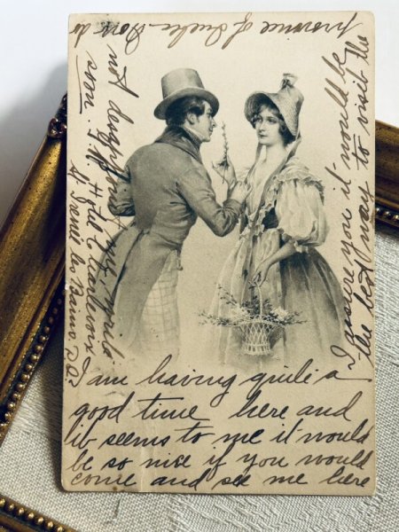 画像2: ▼SALE 500▼ Postcard アンティークポストカード ウィーン趣味 M.M.VIENNE (2)