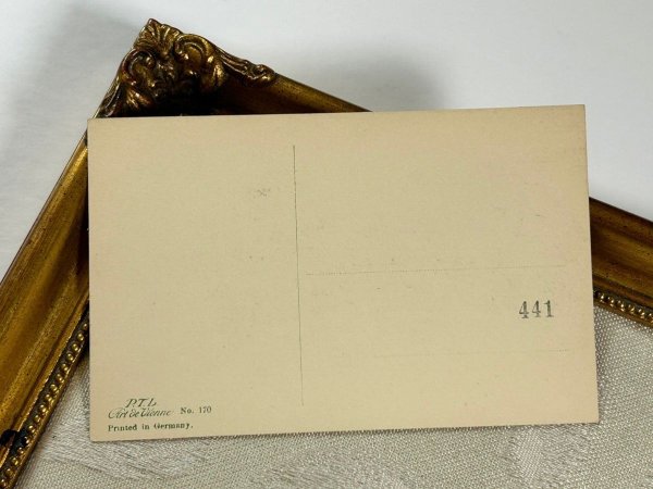 画像4: Postcard　アンティークポストカード　ウィーン趣味風　新年祝い　馬車（未使用） (4)