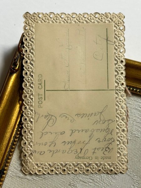 画像5: Postcard  　アンティークポストカード　忘れな草のお花　ブックレット　仕掛け (5)