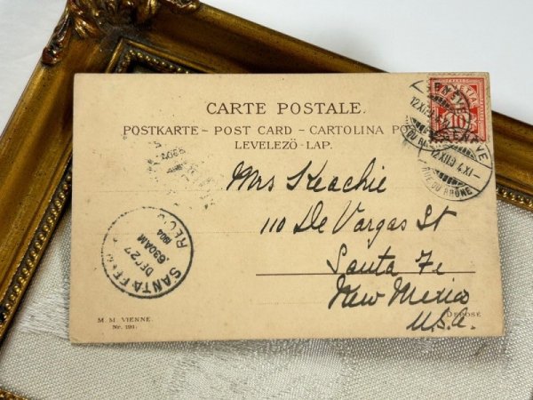 画像3: ▼SALE 500▼ Postcard アンティークポストカード 男女 M.M.VIENNE (3)