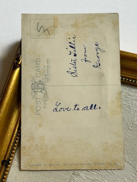 画像6: Postcard   アンティークポストカード イースター スミレのお花 ブックレット 仕掛け (6)