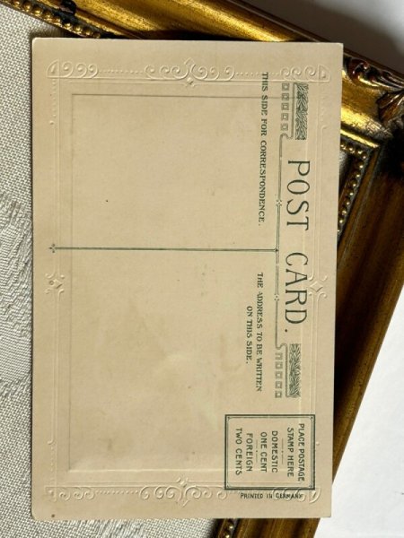 画像6: Postcard  アンティークポストカード スミレのお花 田舎の風景 立体仕掛け (6)