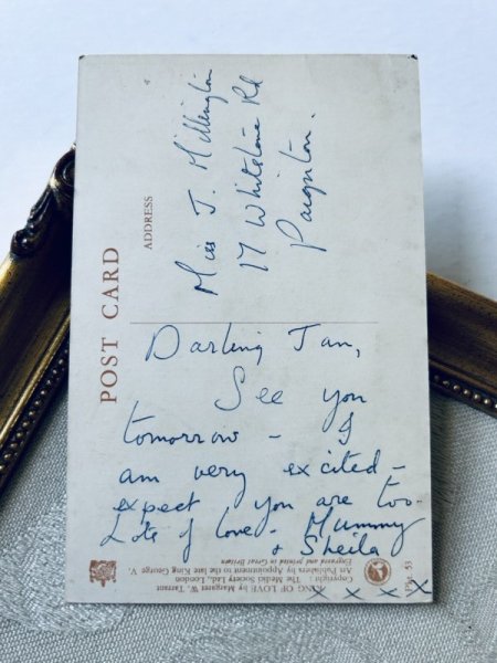 画像3: Postcard  アンティークポストカード　子羊と少年　 by Margaret Tarrant　 (3)