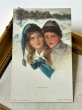 画像2: Postcard  　アンティークポストカード 　THE FLIRT 雪景色　女の子と男の子　Philip Boileau (2)