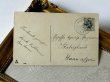 画像3: Postcard  　アンティークポストカード　 扇子を持つ女の子とシャイな男の子　ベルギー　1929年　Ellen Clapsaddle (3)