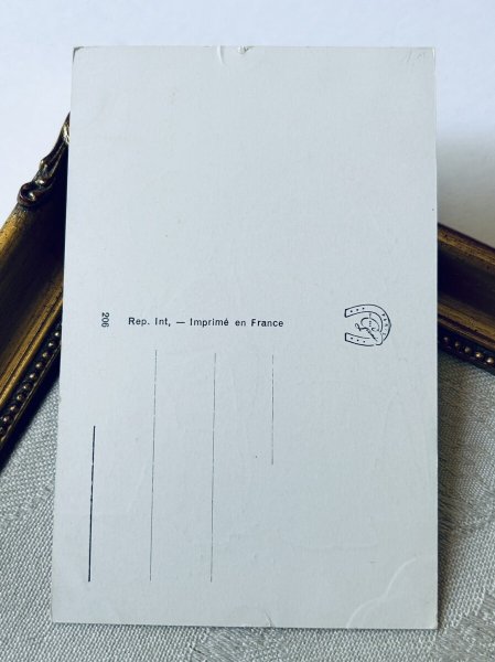 画像4: Postcard   アンティークポストカード  子どもたちの結婚式 フランス (未使用) (4)