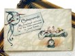 画像2: Postcard  　アンティークポストカード 　出産祝い　コウノトリと体重計に乗る赤ちゃん　（未使用） (2)