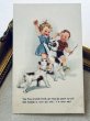 画像2: Postcard  　アンティークポストカード 　2匹の犬と子どもたち　ワイヤーフォックステリア　ジャックラッセルテリア　オランダ1939年 (2)