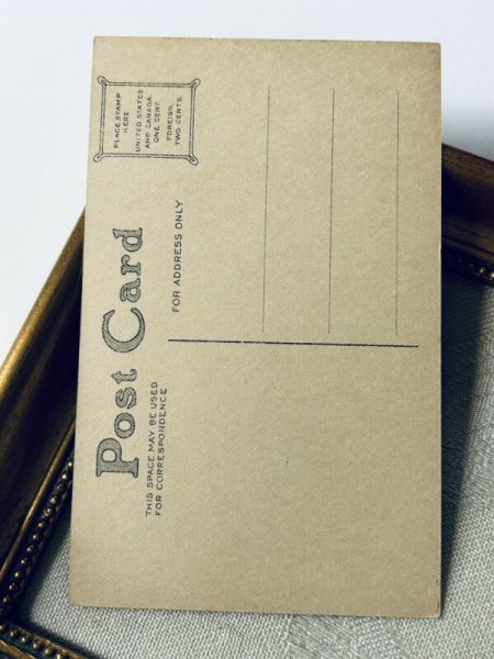 画像3: Postcard   アンティークポストカード  小さな妹と遊ぶ姉たち 椅子 (未使用) (3)