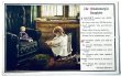 画像1: Postcard  　アンティークポストカード 　お人形さんに読み聞かせをする女の子　イギリス1910年 (1)