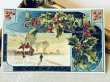 画像2: Postcard　アンティークポストカード　クリスマス　雪景色とホーリー (2)