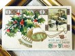 画像2: Postcard　アンティークポストカード　新年　New Year　雪景色　ホーリー　ベル (2)