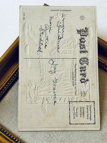 画像4: ▼SALE 500▼　Postcard　アンティークポストカード　クリスマス　 (4)