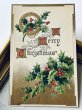 画像2: Postcard　アンティークポストカード　クリスマス　ホーリー　アメリカ1912年 (2)
