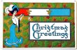 画像1: ▼SALE▼　Postcard　アンティークポストカード　クリスマス　ホーリー　雪景色　キャンドル　蝋燭　（未使用） (1)
