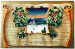 画像1: Postcard　アンティークポストカード　クリスマス　ホーリー　雪景色　教会　 (1)