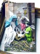 画像2: Postcard　アンティークポストカード　 クリスマス　聖母子を祝福する天使　写真　フランス (2)