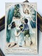 画像2: Postcard　アンティークポストカード　クリスマス　天使と子どもたち　ツリー (2)