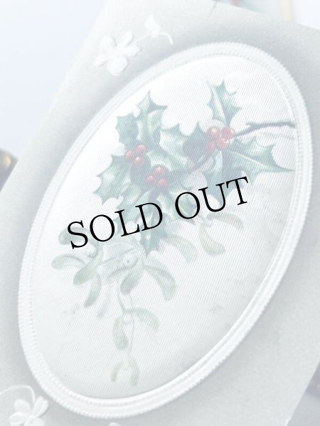 楕円部分がシルク布貼りです。