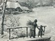 画像3: Postcard　アンティークポストカード　ウィーン趣味　クリスマス　ヤドリギを運ぶ女性と女の子 M.M.VIENNE （未使用） (3)