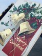 画像3: Postcard　アンティークポストカード　クリスマス　ホーリーとヤドリギと金色のベル　Ellen Clapsaddle  (3)