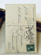 画像4: Postcard　アンティークポストカード　クリスマス　ホーリーと雪景色　ベル　アメリカ1910年 (4)