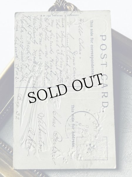 画像3: Postcard　アンティークポストカード　クリスマス　天使の訪問　1908年 (3)