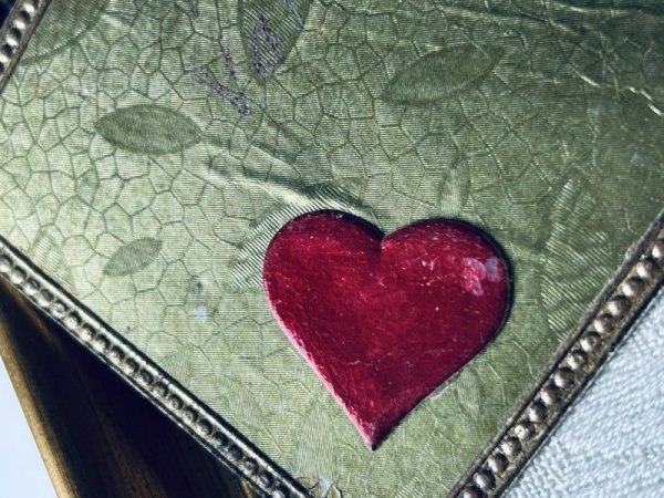 画像4: Postcard アンティークポストカード バレンタイン キューピッド天使 メタル (未使用) (4)