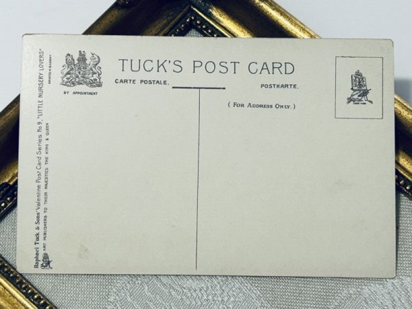 画像3: Postcard アンティークポストカード バレンタイン マザーグース イギリス童謡 Taffy was a Welshman / Tuck’s "Little Nursery Lovers" Series (未使用) (3)