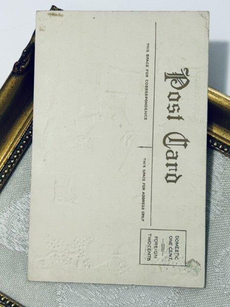 画像3: Postcard アンティークポストカード バレンタイン 三角関係? 小さな恋人たち(未使用) (3)