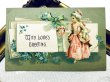 画像2: Postcard　アンティークポストカード　バレンタイン　ドレスの女の子　中世　Ellen Clapsaddle　アメリカ1908年 (2)