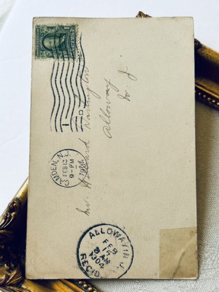 画像4: ▼SALE 500▼ Postcard  アンティークポストカード　バレンタイン 　肉屋の男の子と犬　 (4)