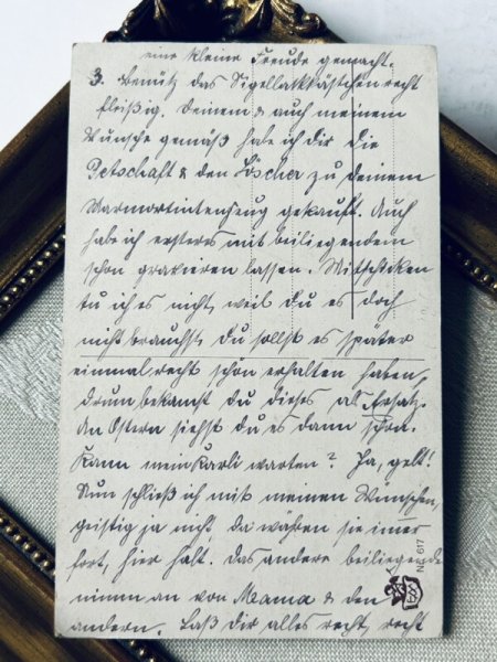 画像3: Postcard  アンティークポストカード キスをする天使たち Marie Flatscher (3)