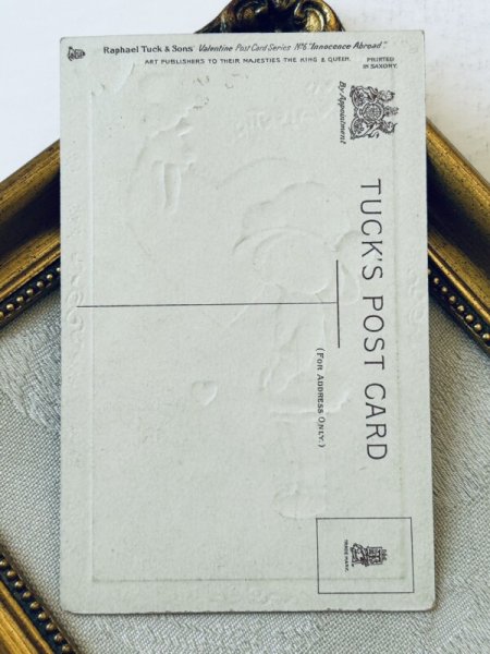 画像3: Postcard 　アンティークポストカード　バレンタイン　内緒　Innocence Abroad　Mabel Lucie Attwell　（未使用） (3)