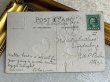 画像4: Postcard　アンティークポストカード　イースター 　ウサギとヒヨコの軍人さん　ラッパ　アメリカ1917年 (4)