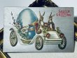 画像2: Postcard　アンティークポストカード　イースター 　自動車で大きな卵を運ぶウサギさん (2)