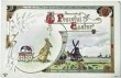 画像1: Postcard　アンティークポストカード　イースター 　卵を運ぶウサギさん　風車小屋　 (1)