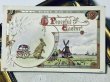 画像2: Postcard　アンティークポストカード　イースター 　卵を運ぶウサギさん　風車小屋　 (2)
