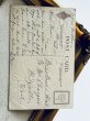 画像3: Postcard　アンティークポストカード　イースター 　スイセンのお花とウサギさん　卵　リボン　水仙 (3)
